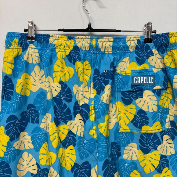 NWT Capelle Men Collin Aqua Swim Trunks Shorts Size XXL 2XL Floral C006 -23 - Picture 16 of 16